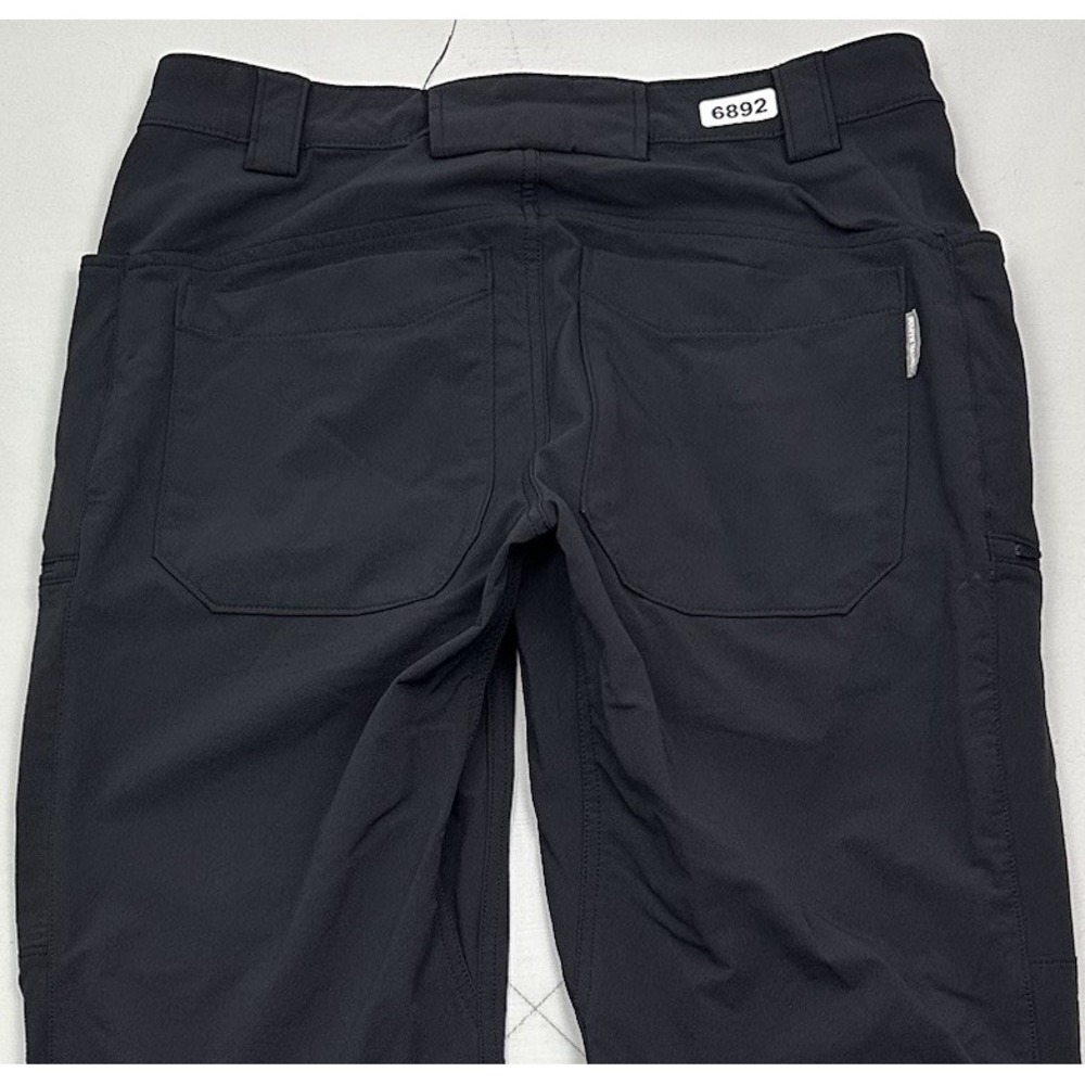 Duluth Trading Flexpedition Pants Mens 32x31 Black Stretch Hiking Cargo Pants